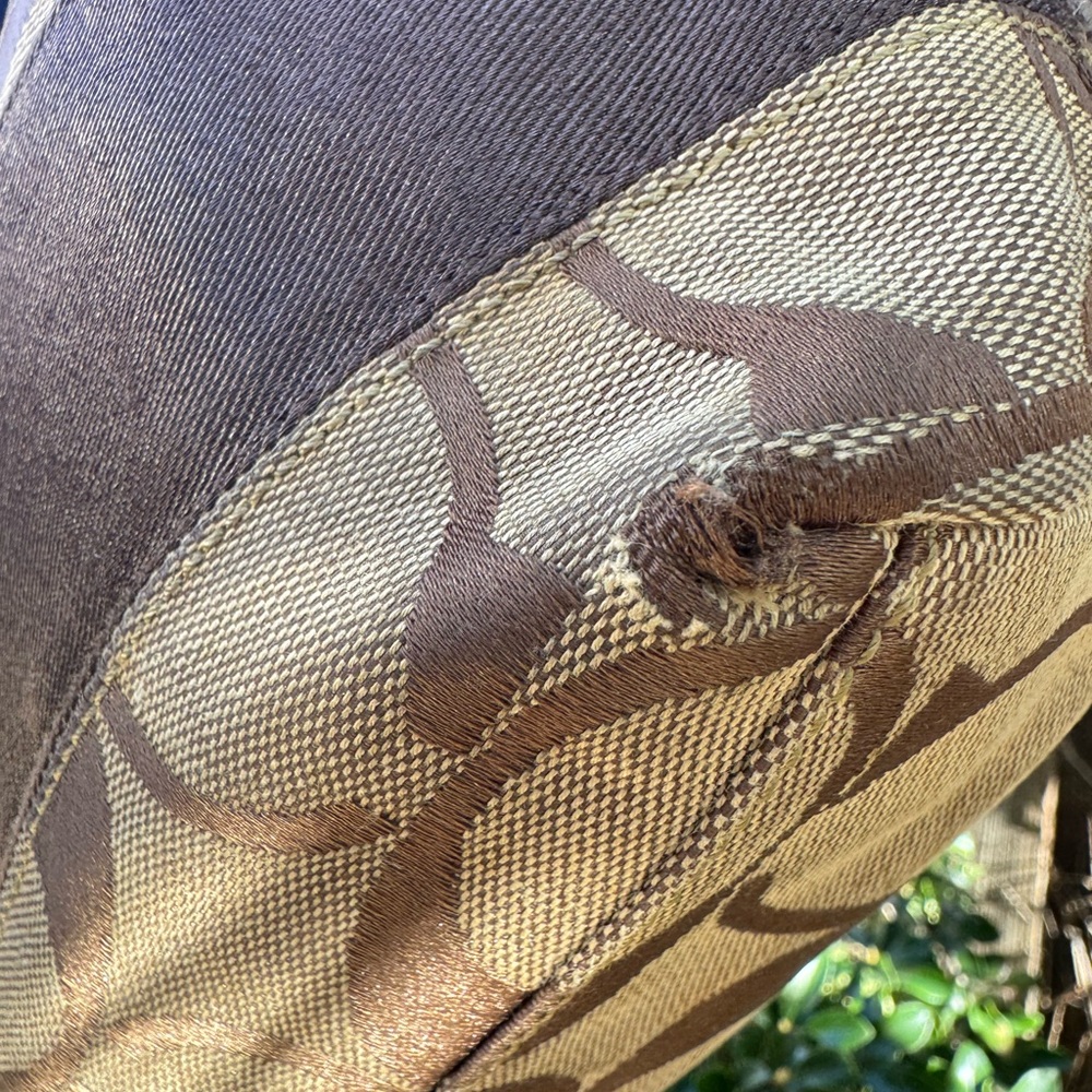 Coach Brown Signature Tote - Picture 9 of 11